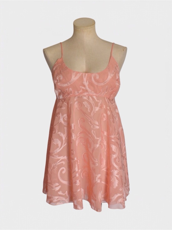 Victoria's Secret Other - Victorias Secret Vintage 90s Burnout Sheer Mesh Babydoll Chemise Nightgown